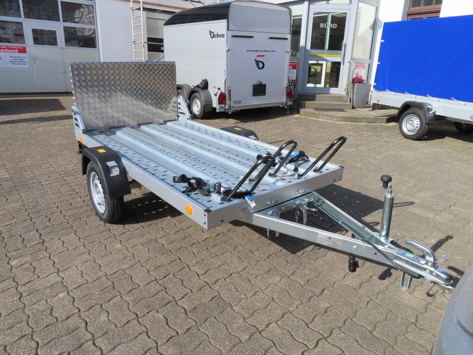 נגרר לאופנוע TPV KD-MU-T3 Motorradanhänger PKW-Anhänger 100km/h: תמונה 15