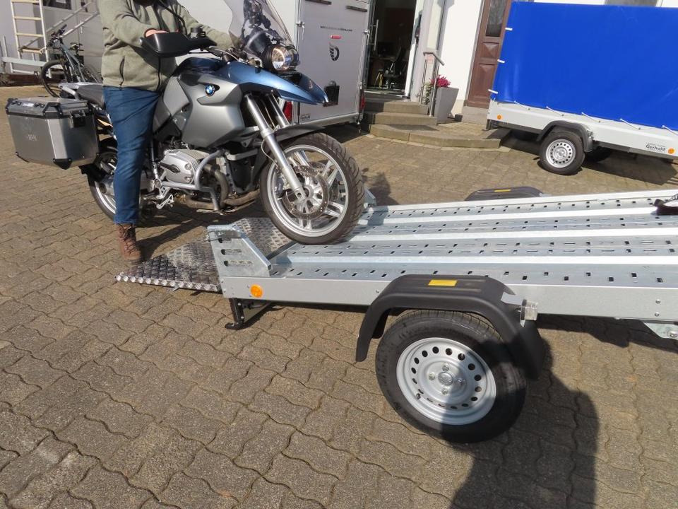 נגרר לאופנוע TPV KD-MU-T3 Motorradanhänger PKW-Anhänger 100km/h: תמונה 10