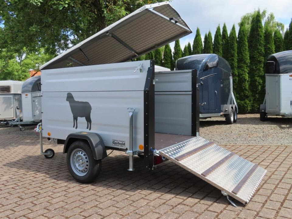 TPV  Kleinviehanhänger 1,0t Flügeltür Viehanhänger Ziegen Schafe - קרון נגרר להובלת בעלי חיים: תמונה 1 TPV  Kleinviehanhänger 1,0t Flügeltür Viehanhänger Ziegen Schafe - קרון נגרר להובלת בעלי חיים: תמונה 1