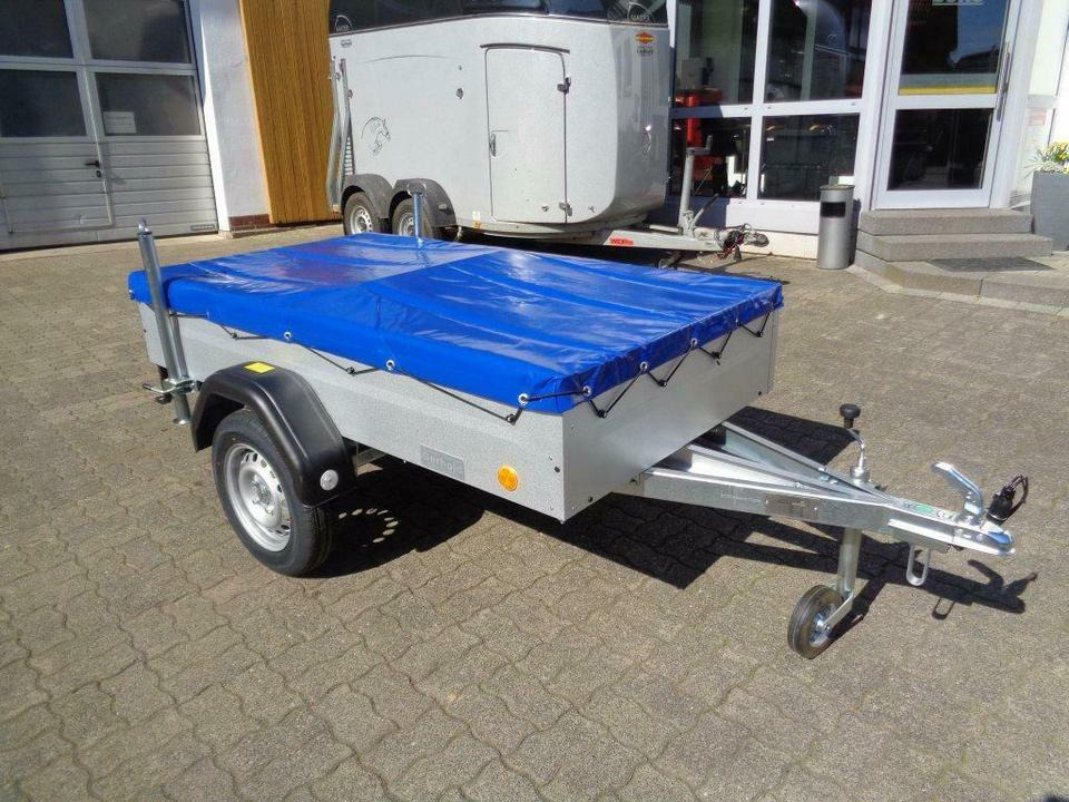 TPV PKW-Anhänger 750 kg Flachplane Stützen - קרון נגרר למכונית: תמונה 2 TPV PKW-Anhänger 750 kg Flachplane Stützen - קרון נגרר למכונית: תמונה 2