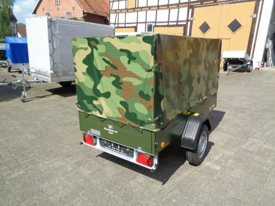 TPV PKW-Anhänger Plane und Spriegel 750 kg, Camouflage - קרון נגרר למכונית: תמונה 4 TPV PKW-Anhänger Plane und Spriegel 750 kg, Camouflage - קרון נגרר למכונית: תמונה 4