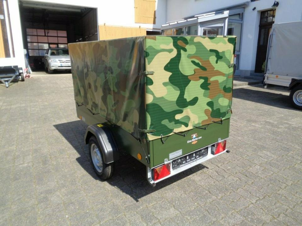 TPV PKW-Anhänger Plane und Spriegel 750 kg, Camouflage - קרון נגרר למכונית: תמונה 5 TPV PKW-Anhänger Plane und Spriegel 750 kg, Camouflage - קרון נגרר למכונית: תמונה 5