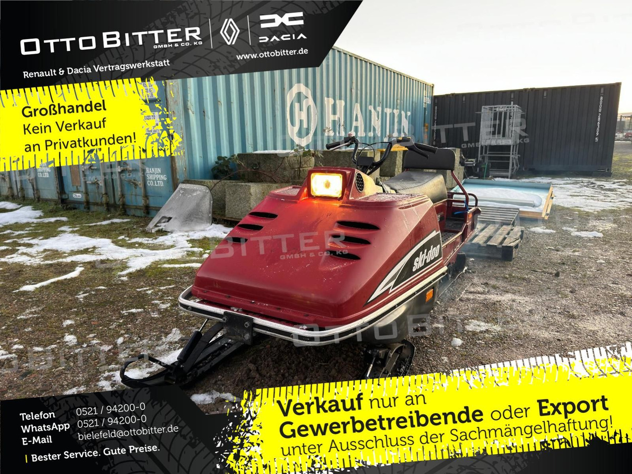 Bombardier ski-doo NORDIK600 GLS Schneemobil Motorschlitten - מכונות אחרות: תמונה 1 Bombardier ski-doo NORDIK600 GLS Schneemobil Motorschlitten - מכונות אחרות: תמונה 1