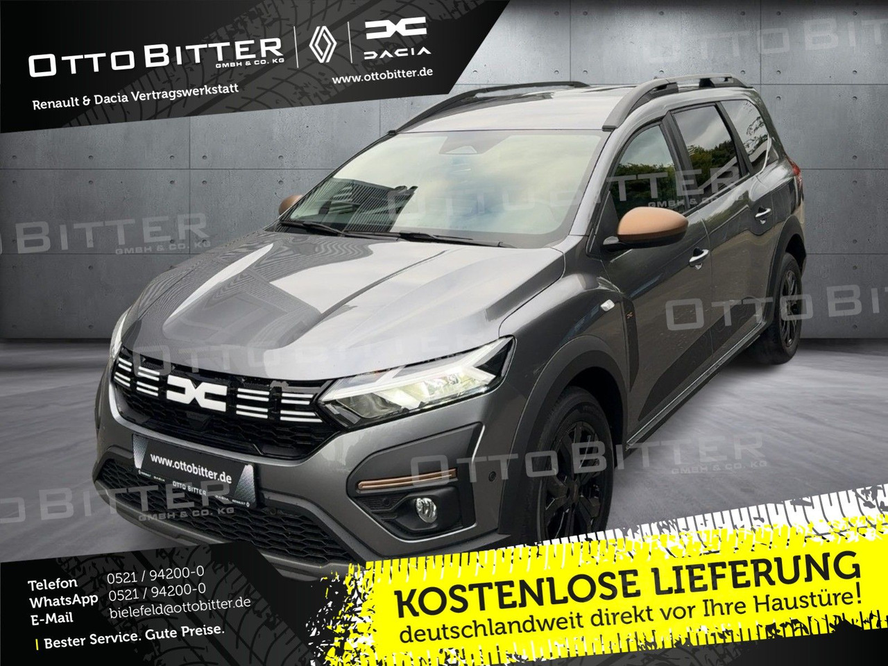 Dacia Jogger Extreme TCe110 5-Sitze CITY-PAKET/NAVI - רכב סטיישן: תמונה 1 Dacia Jogger Extreme TCe110 5-Sitze CITY-PAKET/NAVI - רכב סטיישן: תמונה 1
