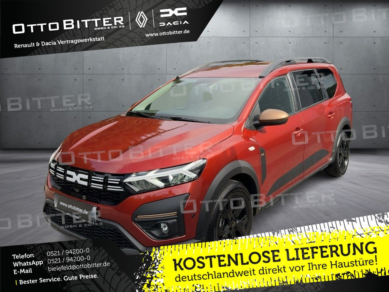 Dacia Jogger Extreme TCe110 5-Sitze CITY-PAKET/NAVI - רכב סטיישן: תמונה 1 Dacia Jogger Extreme TCe110 5-Sitze CITY-PAKET/NAVI - רכב סטיישן: תמונה 1