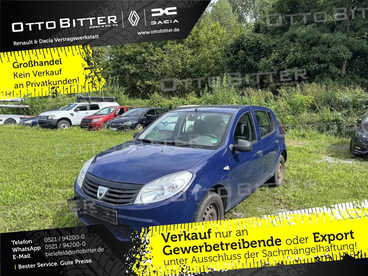 Dacia Sandero 1.4 +ZAHNRIEMEN GERISSEN+ - מכונית: תמונה 1 Dacia Sandero 1.4 +ZAHNRIEMEN GERISSEN+ - מכונית: תמונה 1