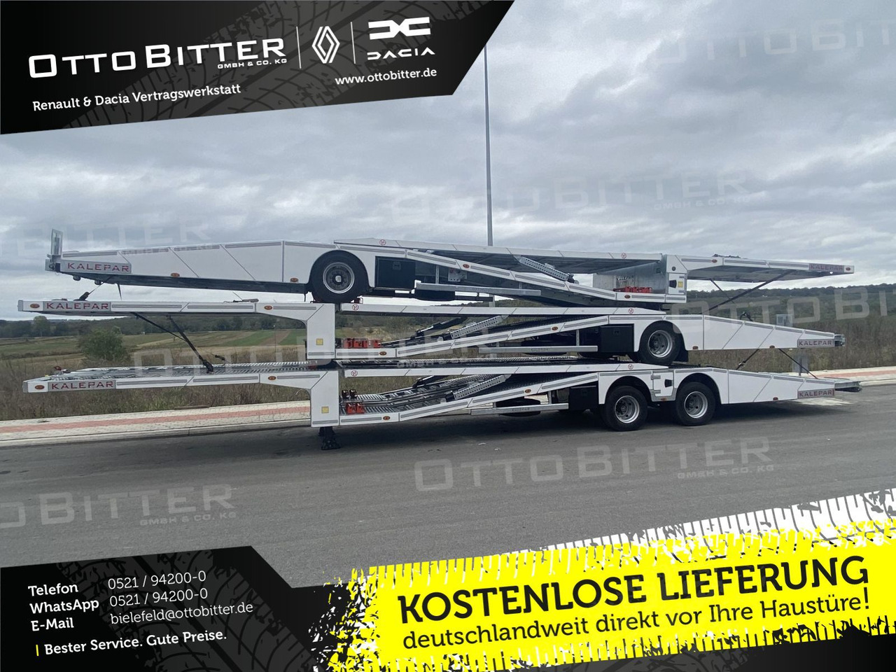 KALEPAR KLP119V4 4er-Autotransporter 1xAchse VDI - סמיטריילר בהובלה אוטומטית: תמונה 1 KALEPAR KLP119V4 4er-Autotransporter 1xAchse VDI - סמיטריילר בהובלה אוטומטית: תמונה 1