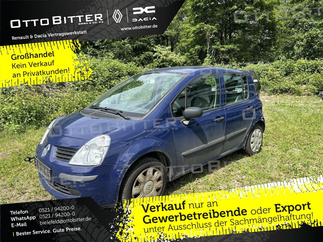Renault Modus 1.2 Avantage +MOTOR OHNE FUNKTION+ - סדאן: תמונה 1 Renault Modus 1.2 Avantage +MOTOR OHNE FUNKTION+ - סדאן: תמונה 1