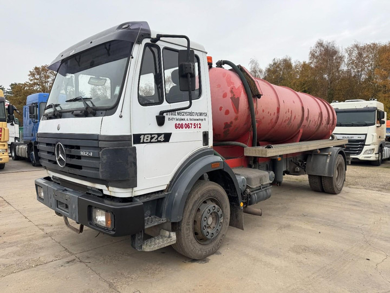 Mercedes-Benz SK 1824 (10.000 L / GRAND PONT / LAMES / V6 MOTEUR / PARFAIT ETAT) - משאית ואקום: תמונה 1 Mercedes-Benz SK 1824 (10.000 L / GRAND PONT / LAMES / V6 MOTEUR / PARFAIT ETAT) - משאית ואקום: תמונה 1
