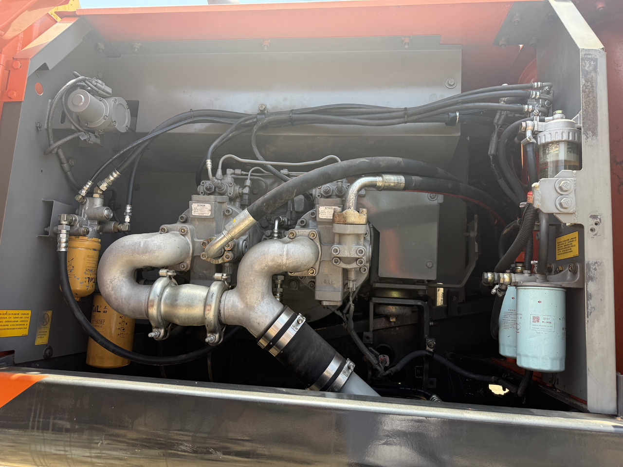 מחפר גלגלים HITACHI used hitachi 350-5g  excavator [ Copy ]: תמונה 15