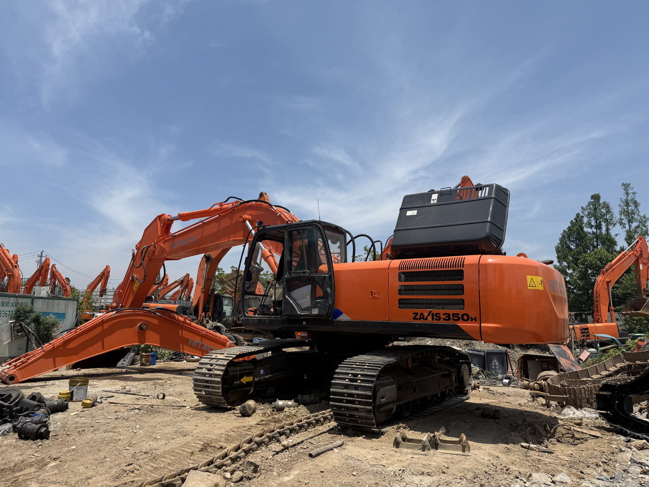 מחפר גלגלים HITACHI used hitachi 350-5g  excavator [ Copy ]: תמונה 6