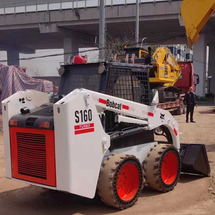 Used Bob Cat Bob Cat S160 Used Mini Skid Steer Wheel Loader Multifunctional Track Loaders Bobcat S160 2.7 Ton - מעמיס היגוי החלקה: תמונה 3 Used Bob Cat Bob Cat S160 Used Mini Skid Steer Wheel Loader Multifunctional Track Loaders Bobcat S160 2.7 Ton - מעמיס היגוי החלקה: תמונה 3