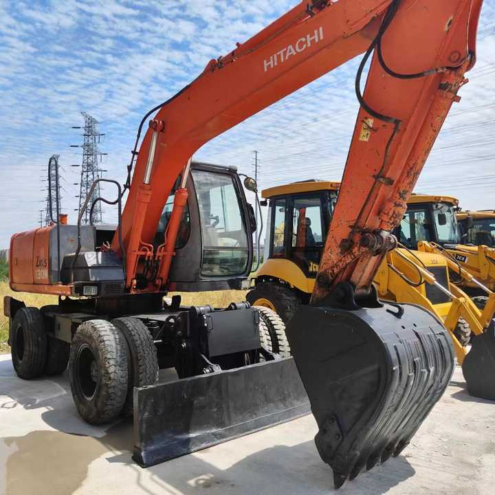 Used Japan Original Brand Hitachi Zx 130w Wheel Excavator Hitachi Zx120 130 200 Excavator for Sale - מחפר: תמונה 2 Used Japan Original Brand Hitachi Zx 130w Wheel Excavator Hitachi Zx120 130 200 Excavator for Sale - מחפר: תמונה 2