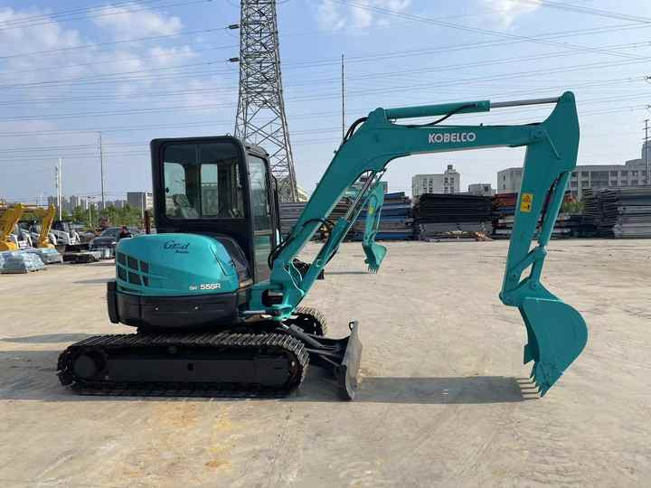 מחפר Used Mini Kobelco Sk55 5tons Excavator for Sale  Used Construction Machinery Export: תמונה 6