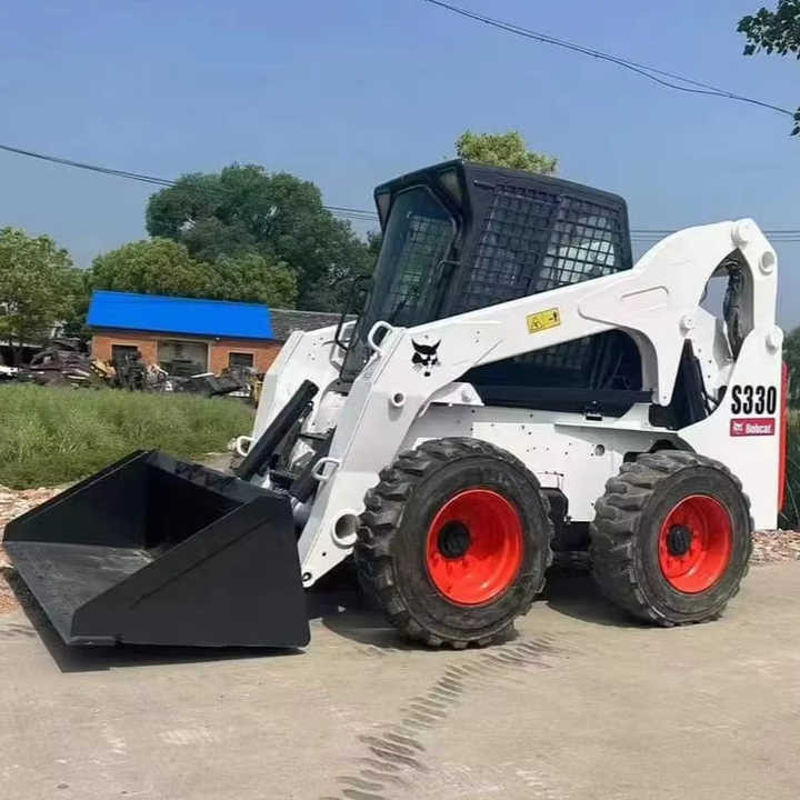 Very Low Price American Brand Used Bobcat S330 Skid Steer Loader with Superior Performance for Sale S160/S180/S300 in Stock - מעמיס היגוי החלקה: תמונה 1 Very Low Price American Brand Used Bobcat S330 Skid Steer Loader with Superior Performance for Sale S160/S180/S300 in Stock - מעמיס היגוי החלקה: תמונה 1