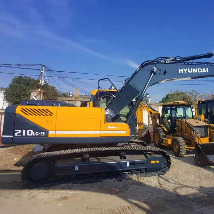 Hyundai Excavator Used Machine 210-9s Heavy Construction Equipment Crawler Excavator Hot Sale - מחפר: תמונה 1 Hyundai Excavator Used Machine 210-9s Heavy Construction Equipment Crawler Excavator Hot Sale - מחפר: תמונה 1