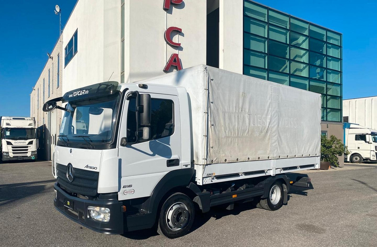 MERCEDES 816 ATEGO CASSONE CENTINATO - משאית וילונות צד: תמונה 2 MERCEDES 816 ATEGO CASSONE CENTINATO - משאית וילונות צד: תמונה 2
