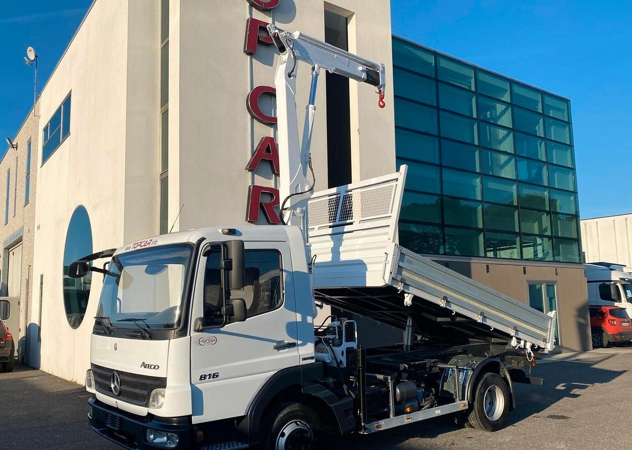 MERCEDES 816 ATEGO CASSONE RIBALTABILE E GRU - מזהיר, משאית מנוף: תמונה 3 MERCEDES 816 ATEGO CASSONE RIBALTABILE E GRU - מזהיר, משאית מנוף: תמונה 3
