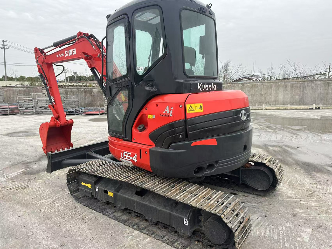 KUBOTA U55 - מיני מחפר: תמונה 2 KUBOTA U55 - מיני מחפר: תמונה 2