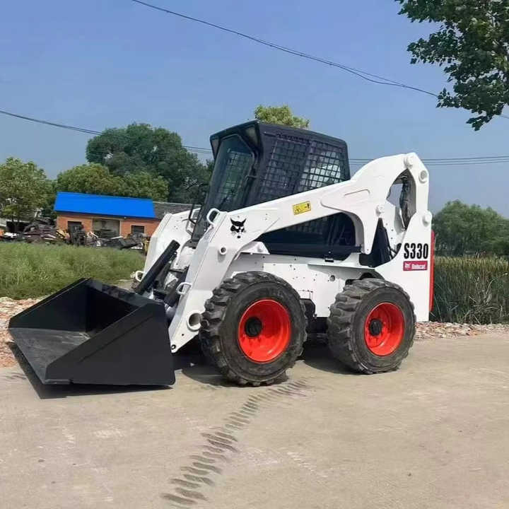 Used Heavy Construction Equipment bobcat S330 Second Hand Skid Steers Used Machine Hot Sale - מעמיס היגוי החלקה: תמונה 1 Used Heavy Construction Equipment bobcat S330 Second Hand Skid Steers Used Machine Hot Sale - מעמיס היגוי החלקה: תמונה 1