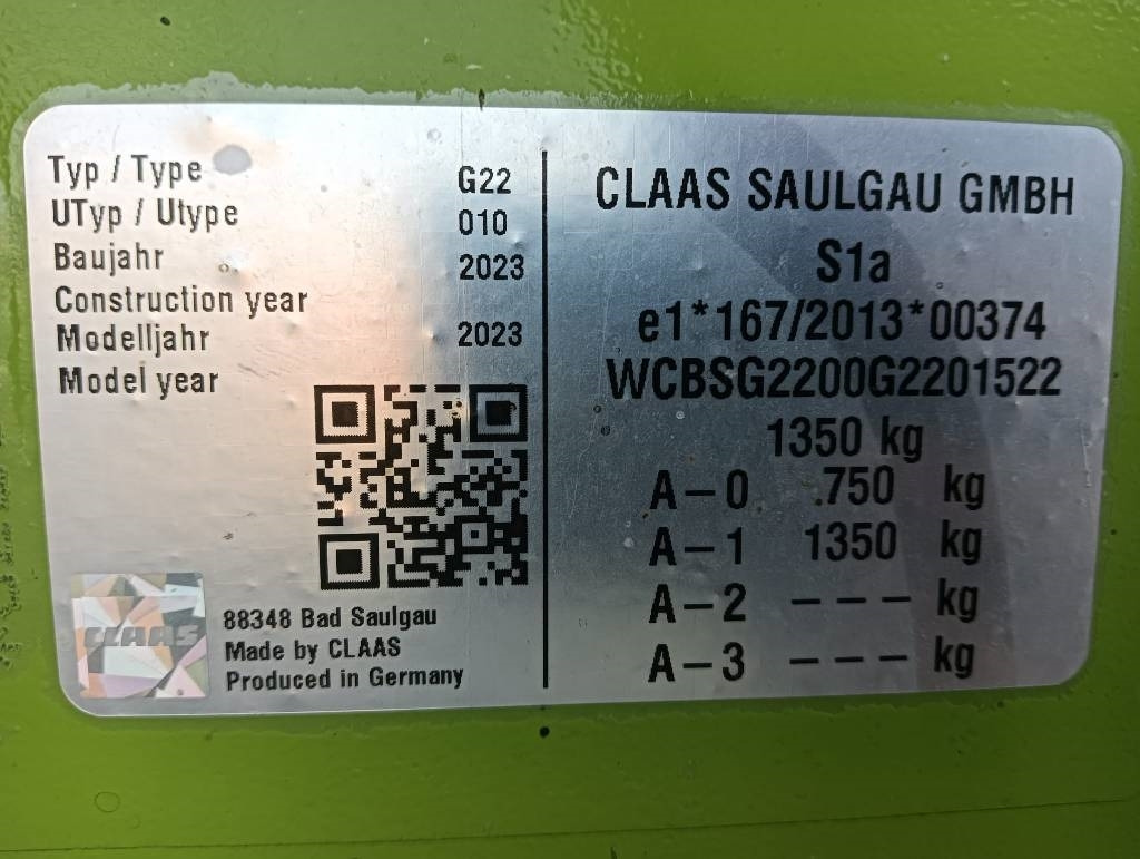 Claas LINER 2600 TREND - גורף/ מגרפה: תמונה 3 Claas LINER 2600 TREND - גורף/ מגרפה: תמונה 3