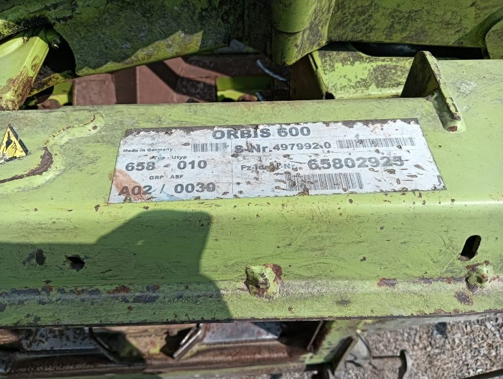 Claas Orbis 600 - מקצרת מספוא: תמונה 5 Claas Orbis 600 - מקצרת מספוא: תמונה 5