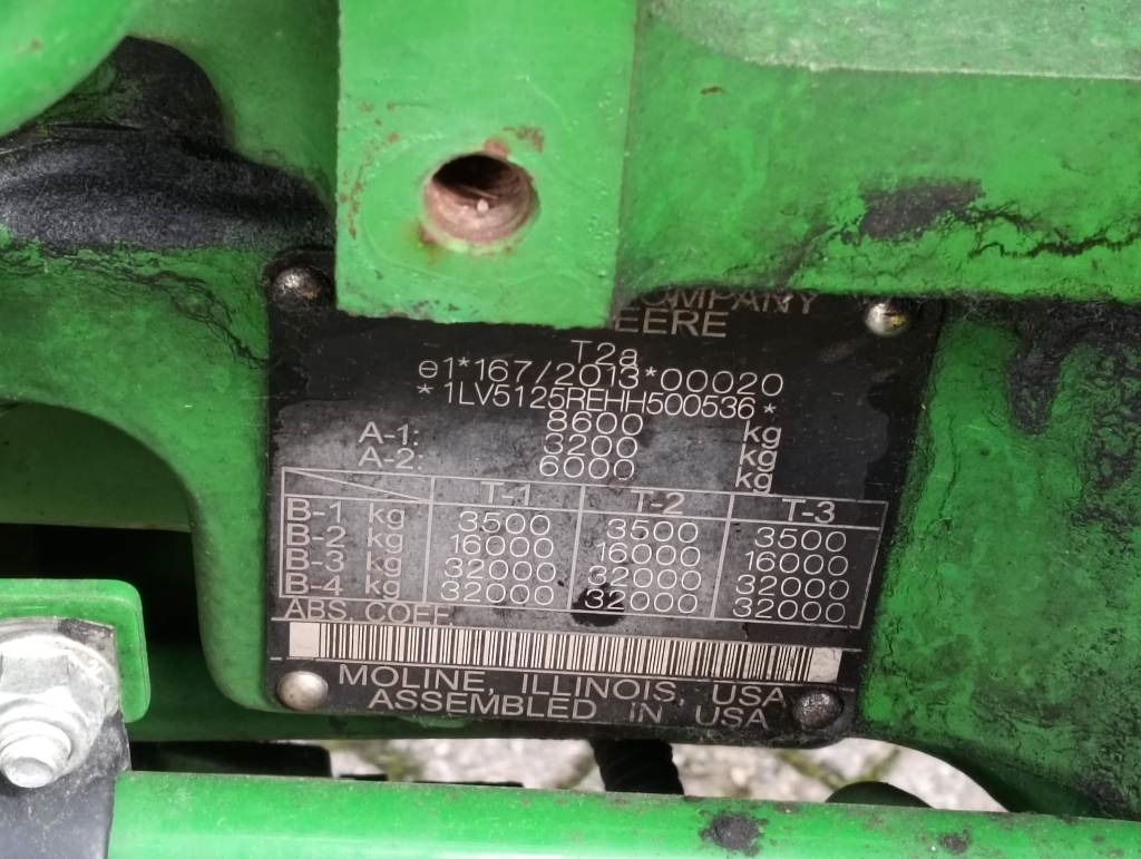 John Deere 5125 R - טרקטור חקלאי: תמונה 3 John Deere 5125 R - טרקטור חקלאי: תמונה 3