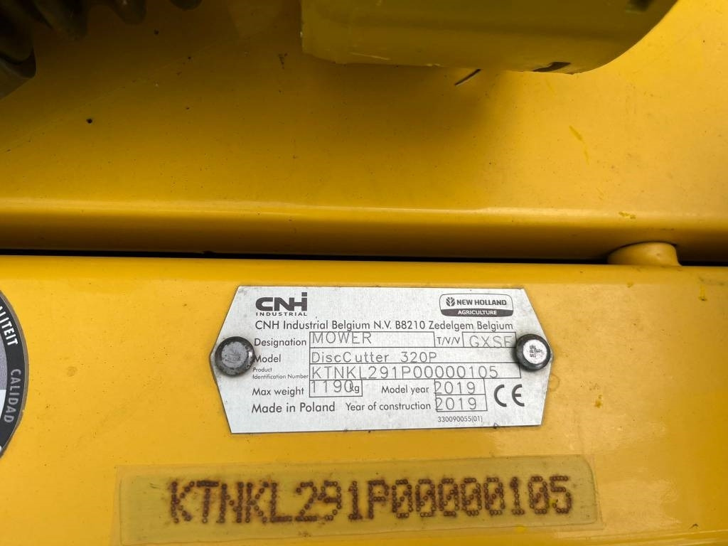 New Holland DISCOCUTTER 320 P - מכסחה: תמונה 5 New Holland DISCOCUTTER 320 P - מכסחה: תמונה 5