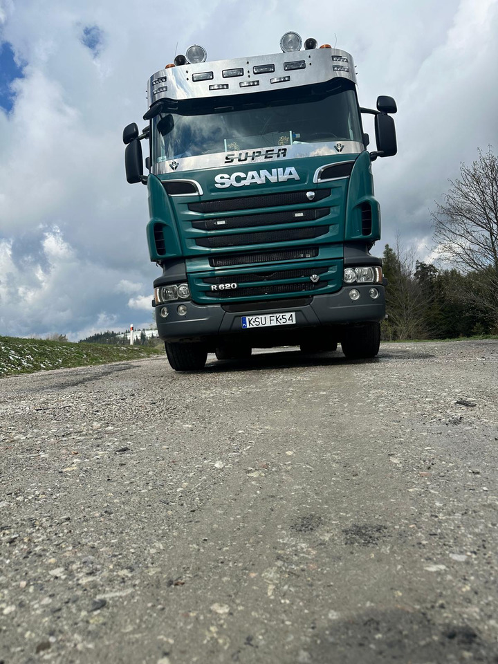 SCANIA R620 - משאית עץ, משאית מנוף: תמונה 1 SCANIA R620 - משאית עץ, משאית מנוף: תמונה 1