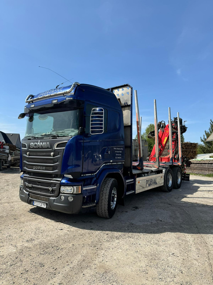 SCANIA R730 - משאית עץ, משאית מנוף: תמונה 3 SCANIA R730 - משאית עץ, משאית מנוף: תמונה 3