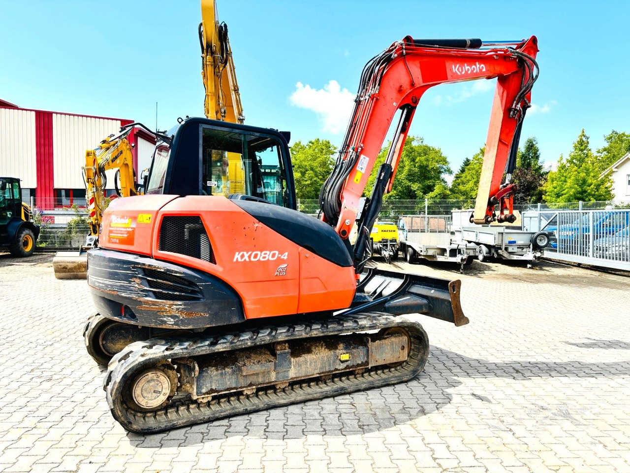 Kubota KX080-4 - מיני מחפר: תמונה 2 Kubota KX080-4 - מיני מחפר: תמונה 2