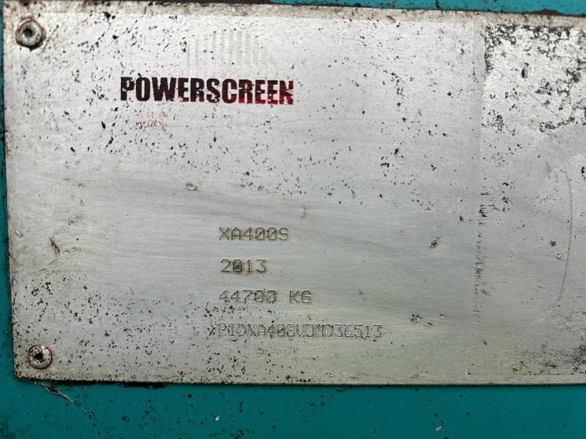 2013 Powerscreen XA400S - מגרסה: תמונה 5 2013 Powerscreen XA400S - מגרסה: תמונה 5