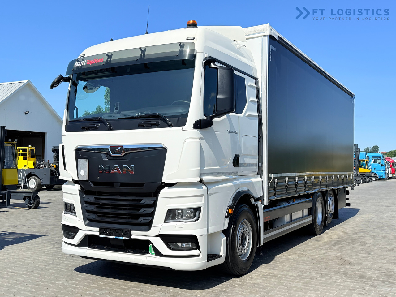 MAN TGX 26.470 / 19 Pallets / Steering Axle / 15 Ton Payload / Retarder / Excellent Condition - משאית וילונות צד: תמונה 4 MAN TGX 26.470 / 19 Pallets / Steering Axle / 15 Ton Payload / Retarder / Excellent Condition - משאית וילונות צד: תמונה 4