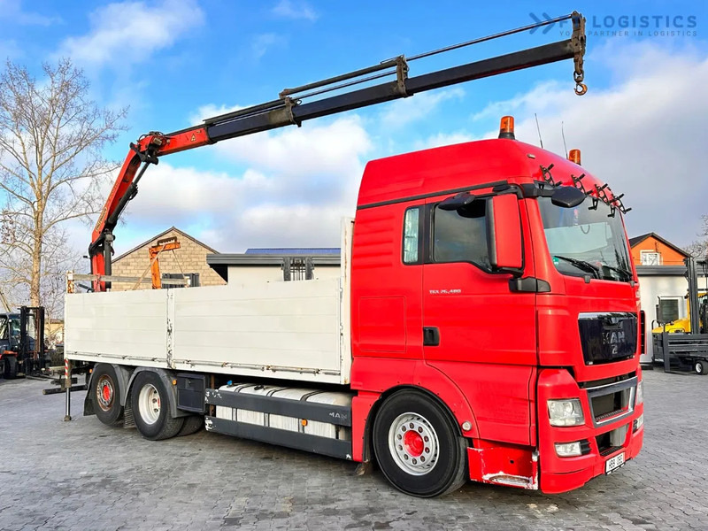 MAN TGX 26.480 Ciężarówka burtowa MAN TGX 26.480 6X2 / PALFINGER PK9002-EH B Crane / 80% Michelin Tire Dodać do ulubionych - משאית מנוף: תמונה 5 MAN TGX 26.480 Ciężarówka burtowa MAN TGX 26.480 6X2 / PALFINGER PK9002-EH B Crane / 80% Michelin Tire Dodać do ulubionych - משאית מנוף: תמונה 5
