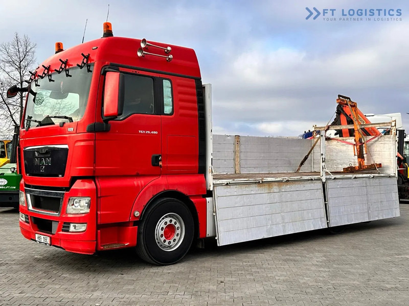 MAN TGX 26.480 Ciężarówka burtowa MAN TGX 26.480 6X2 / PALFINGER PK9002-EH B Crane / 80% Michelin Tire Dodać do ulubionych - משאית מנוף: תמונה 2 MAN TGX 26.480 Ciężarówka burtowa MAN TGX 26.480 6X2 / PALFINGER PK9002-EH B Crane / 80% Michelin Tire Dodać do ulubionych - משאית מנוף: תמונה 2