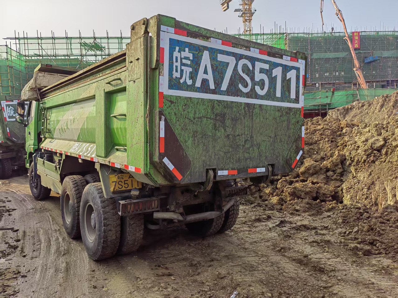 Auman Auman 6*4 dump truck - מזהיר: תמונה 2 Auman Auman 6*4 dump truck - מזהיר: תמונה 2