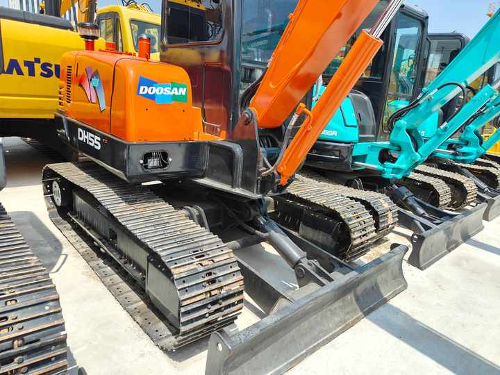 מחפר סורק Used Digger Doosan Dh55 Construction Machinery Construction Digger Used Doosan Dh55 Cheap Excavator: תמונה 6