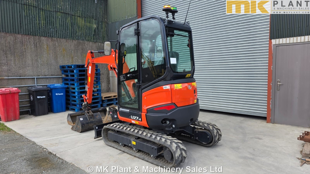 KUBOTA U27-4 - מיני מחפר: תמונה 3 KUBOTA U27-4 - מיני מחפר: תמונה 3