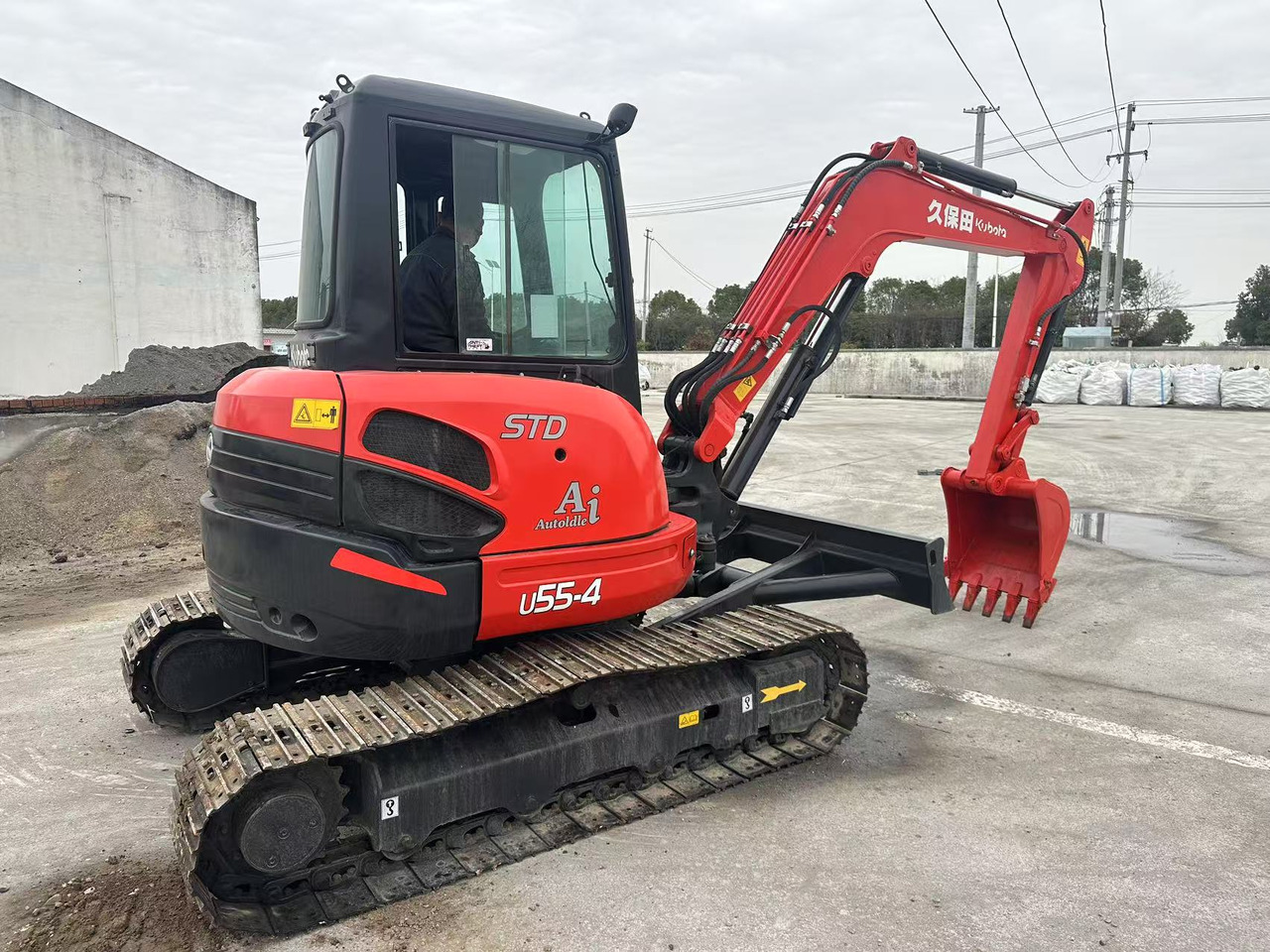 KUBOTA U55 - מיני מחפר: תמונה 2 KUBOTA U55 - מיני מחפר: תמונה 2