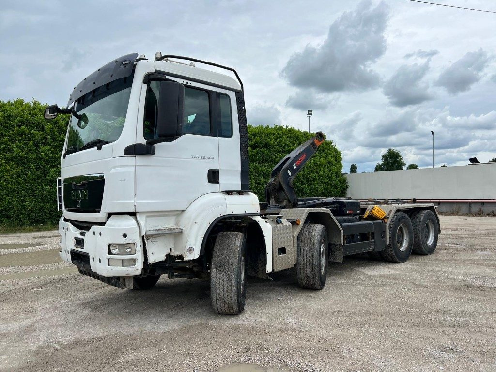 MAN TGS 35.480 USATO SCARRABILE - משאית הרמת וו: תמונה 1 MAN TGS 35.480 USATO SCARRABILE - משאית הרמת וו: תמונה 1