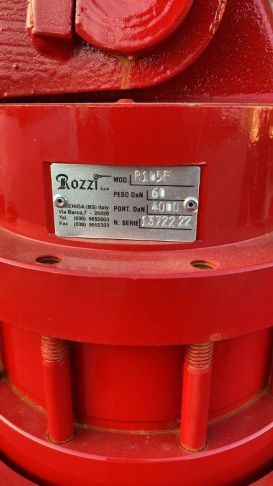 POLIPO MARCA ROZZI A 6 PALE PIU ROTORE ROZZI - מכונת אחיזה: תמונה 3 POLIPO MARCA ROZZI A 6 PALE PIU ROTORE ROZZI - מכונת אחיזה: תמונה 3