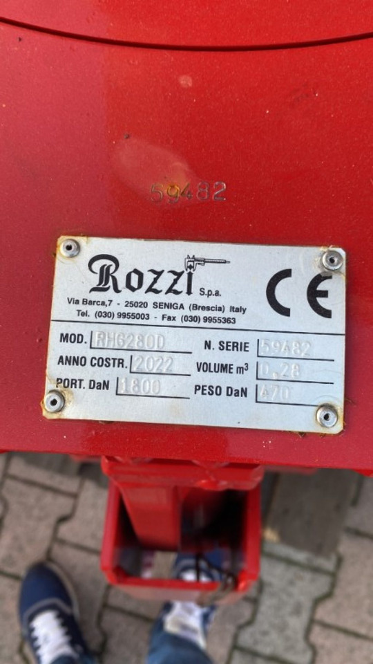POLIPO MARCA ROZZI A 6 PALE PIU ROTORE ROZZI - מכונת אחיזה: תמונה 2 POLIPO MARCA ROZZI A 6 PALE PIU ROTORE ROZZI - מכונת אחיזה: תמונה 2