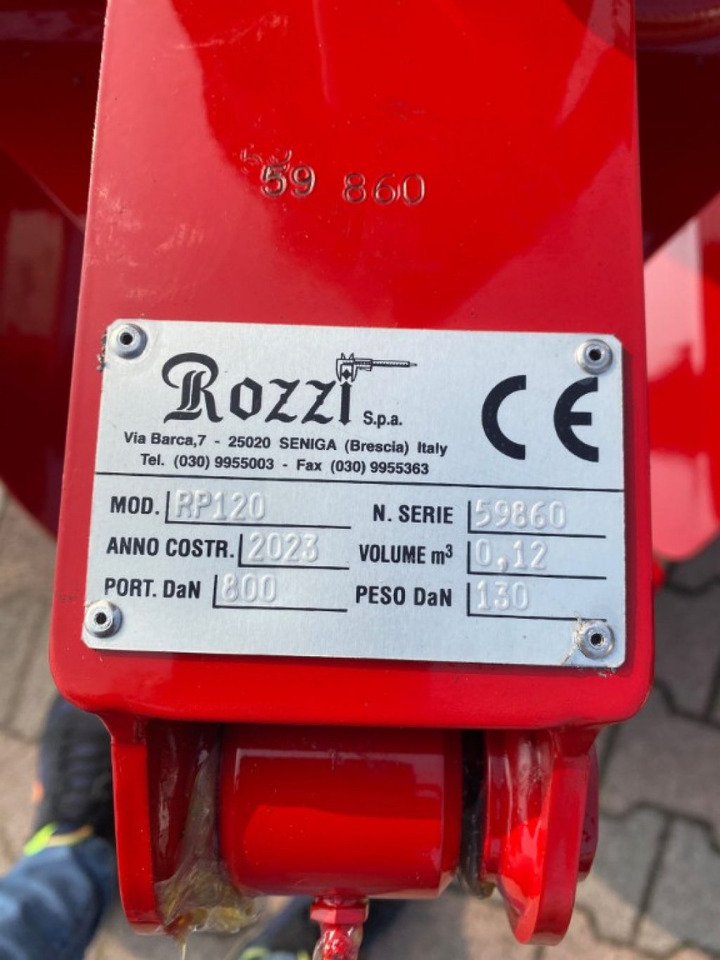 POLIPO ROZZI A 4 PALE CON ROTORE - מכונת אחיזה: תמונה 3 POLIPO ROZZI A 4 PALE CON ROTORE - מכונת אחיזה: תמונה 3