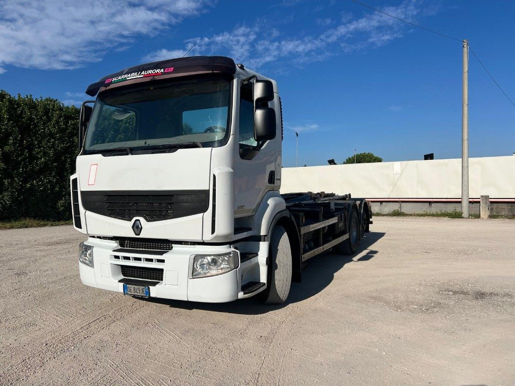 RENAULT PREMIUM 450 SCARRABILE FULL PNEUMATICO - משאית הרמת וו: תמונה 1 RENAULT PREMIUM 450 SCARRABILE FULL PNEUMATICO - משאית הרמת וו: תמונה 1