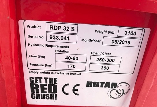 Rotar RDP32S-Iisalmi - מזמרת הריסה עבור מכונת בנייה: תמונה 3 Rotar RDP32S-Iisalmi - מזמרת הריסה עבור מכונת בנייה: תמונה 3