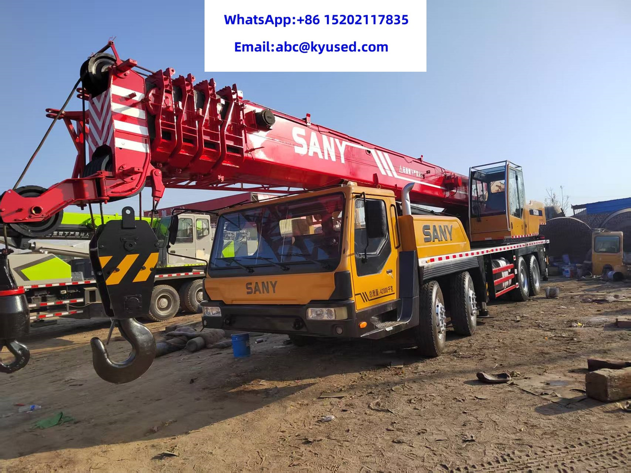SANY STC500 STC750 STC800 STC1000 STC250 25TON 50TON 75TON 80TON 100TON - עגורן נייד: תמונה 1 SANY STC500 STC750 STC800 STC1000 STC250 25TON 50TON 75TON 80TON 100TON - עגורן נייד: תמונה 1