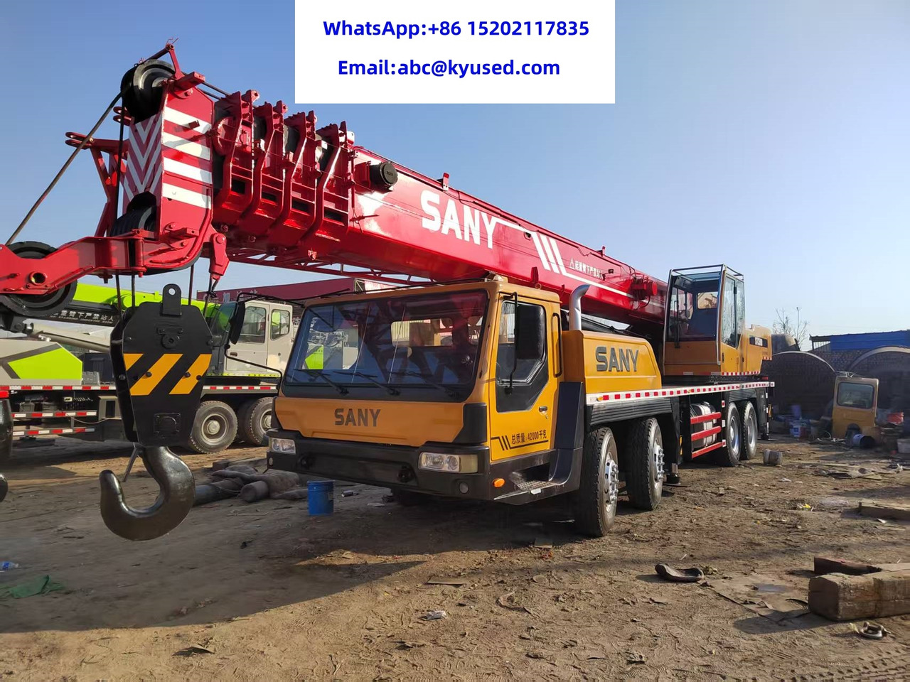 SANY STC500 STC750 STC800 STC250 25T 50T 75T 80TON CRANE - עגורן נייד: תמונה 2 SANY STC500 STC750 STC800 STC250 25T 50T 75T 80TON CRANE - עגורן נייד: תמונה 2