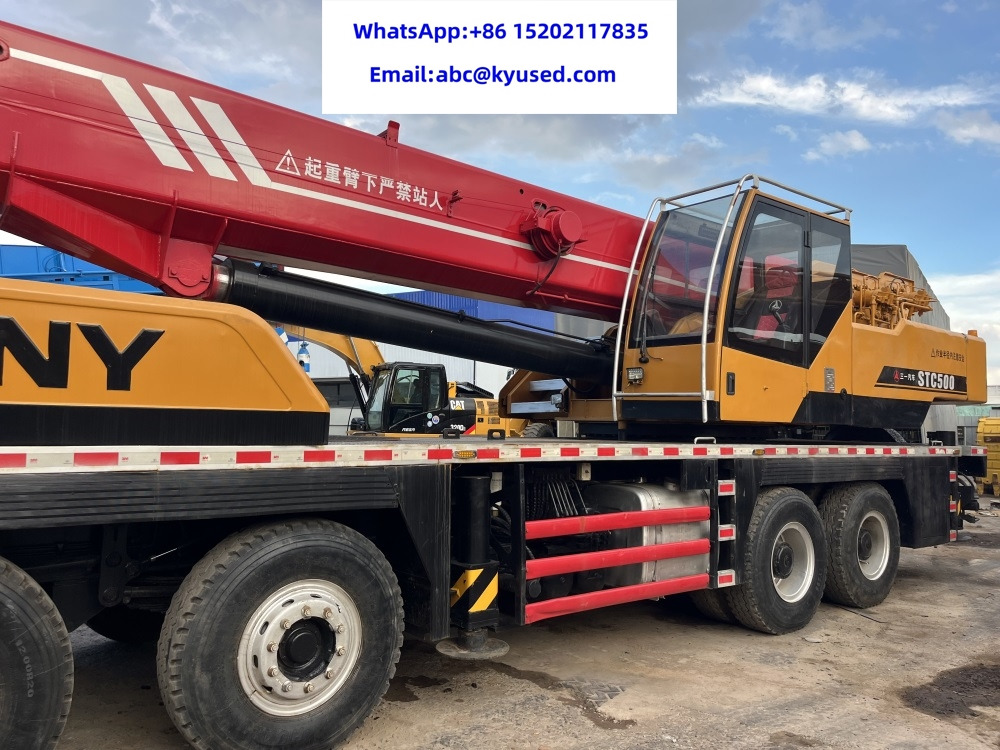 SANY STC750 STC800 STC500 STC250 STC1000 25Ton 50ton 75ton 80t 100t - עגורן נייד: תמונה 4 SANY STC750 STC800 STC500 STC250 STC1000 25Ton 50ton 75ton 80t 100t - עגורן נייד: תמונה 4