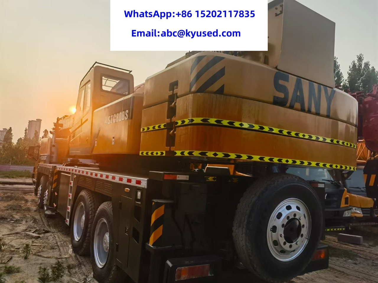 SANY STC800 STC750S STC500S STC1000 STC1600 STC1800 80 TON TRUCK CRANE - עגורן נייד: תמונה 3 SANY STC800 STC750S STC500S STC1000 STC1600 STC1800 80 TON TRUCK CRANE - עגורן נייד: תמונה 3