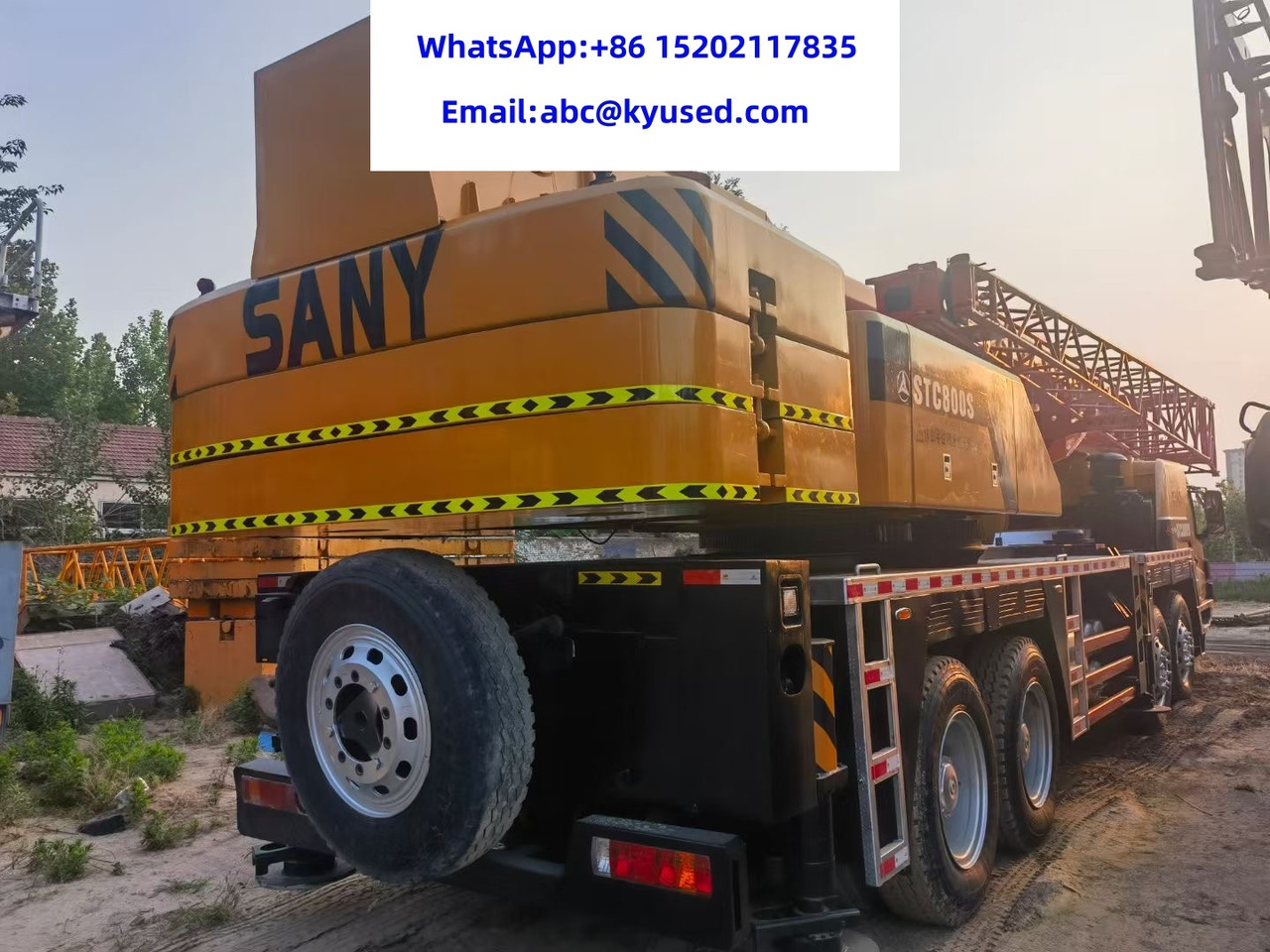 SANY STC800 STC750S STC500S STC1000 STC1600 STC1800 80 TON TRUCK CRANE - עגורן נייד: תמונה 4 SANY STC800 STC750S STC500S STC1000 STC1600 STC1800 80 TON TRUCK CRANE - עגורן נייד: תמונה 4